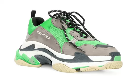 Balenciaga Triple S - Green/Grey/White