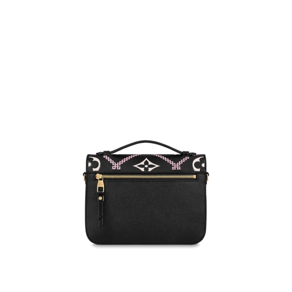 Louis Vuitton Pochette Metis Black / Pink / Beige