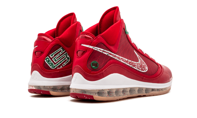 Nike Air Max Lebron 7 XMAS Sample CANDY RED/ GREEN