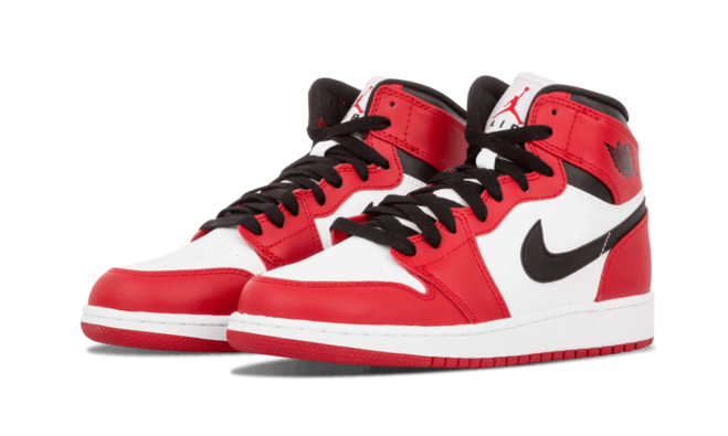 AIr Jordan 1 Retro High OG GS - Chicago WHITE/VARSITY RED-BLACK