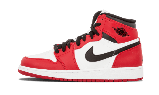 AIr Jordan 1 Retro High OG GS - Chicago WHITE/VARSITY RED-BLACK