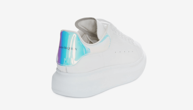 Alexander McQueen Oversized Sneaker White/Shock Pink