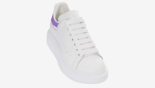 Alexander McQueen Oversized Sneaker White/Shock Pink