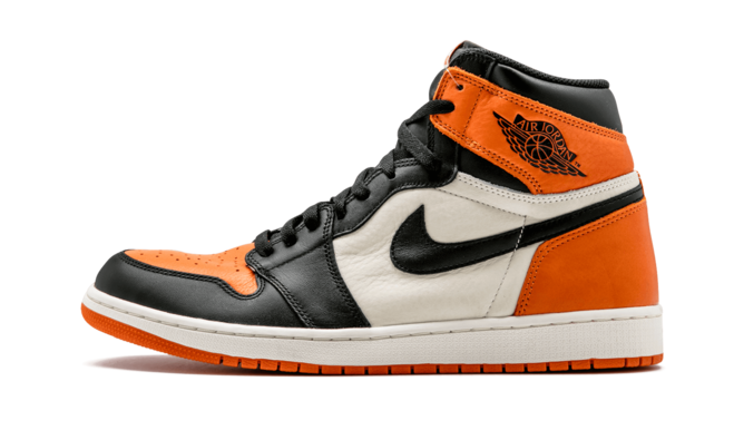 Air Jordan 1 Retro High OG - Shattered Backboard BLACK/STARFISH-SAIL