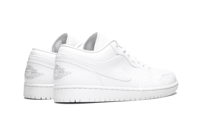 Air Jordan 1 Low White Metallic Silver