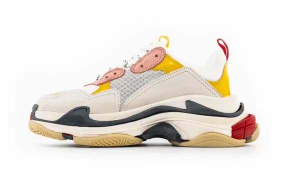 Balenciaga Triple S  White/ Ecru/ Black