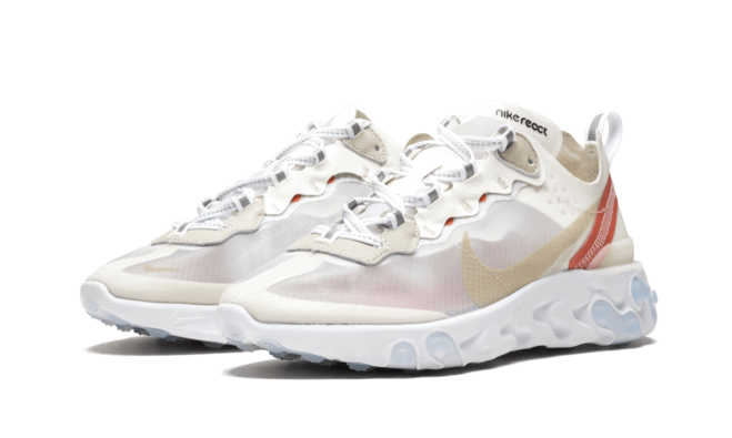 Nike React Element 87 Sail Light Bone-White