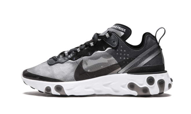 Nike React Element 87 Anthracite Black-White