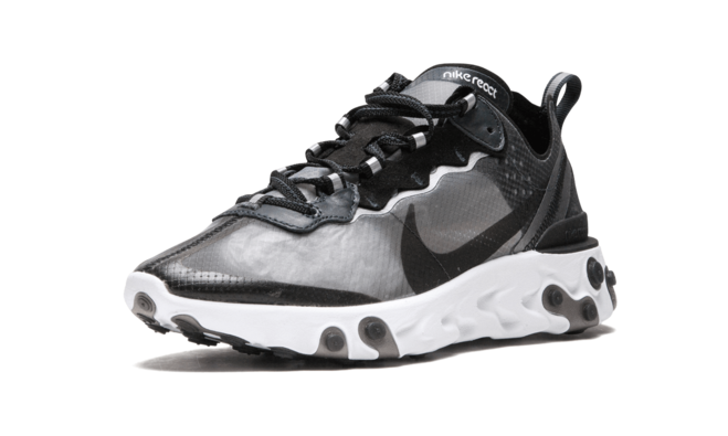 Nike React Element 87 Anthracite Black-White