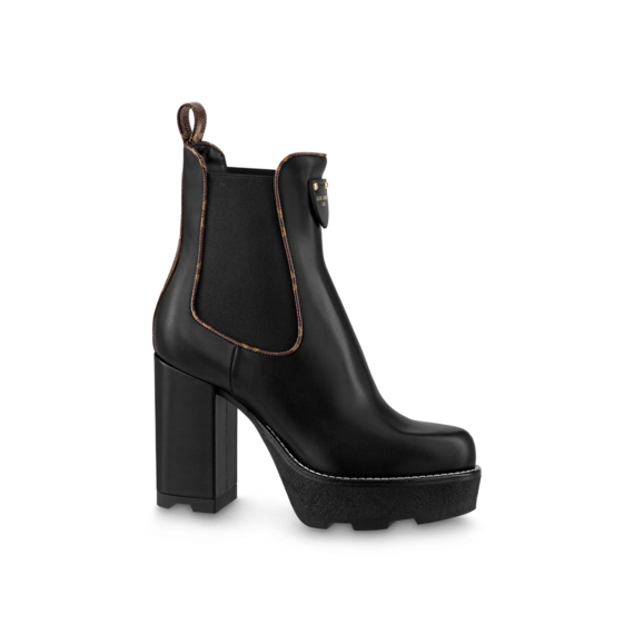 Lv Beaubourg Ankle Boot Black