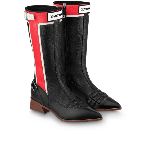 Louis Vuitton Flags High Boot Red