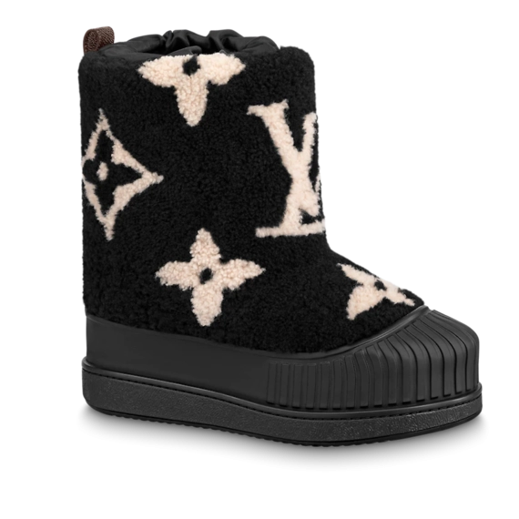 Louis Vuitton Polar Flat Half Boot Black