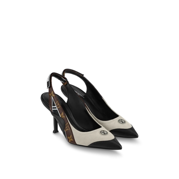 Louis Vuitton Archlight Slingback Pump Light Gray