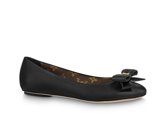 Louis Vuitton Popi Flat Ballerina Black