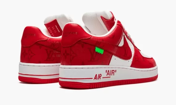 Louis Vuitton AIR FORCE 1 Low Virgil Abloh - White/Red