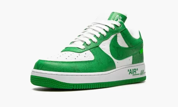 Louis Vuitton AIR FORCE 1 Low Virgil Abloh - White/Green