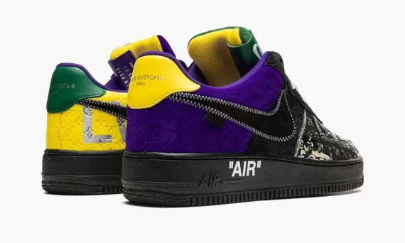 Louis Vuitton AIR FORCE 1 Low Virgil Abloh - Purple Dusk/Metallic Silver