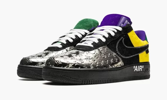 Louis Vuitton AIR FORCE 1 Low Virgil Abloh - Purple Dusk/Metallic Silver