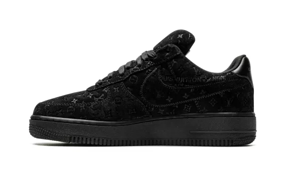 Louis Vuitton AIR FORCE 1 Low Virgil Abloh - Black/Black