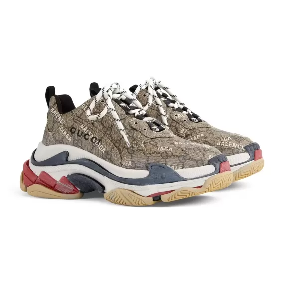 Balenciaga & Gucci Triple S - The Hacker Project Beige