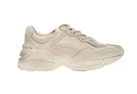 Gucci Rhyton Cream lace-up sport