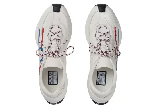 Gucci Run low-top sneakers - Logo Print Red/white/blue