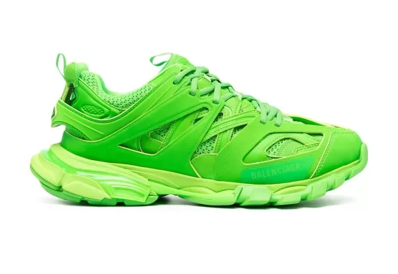 Balenciaga Track panelled sneakers fluorescent green