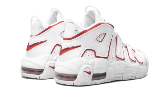 Nike Air More Uptempo GS - White / Varsity Red