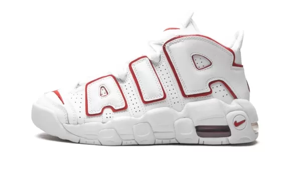 Nike Air More Uptempo GS - White / Varsity Red