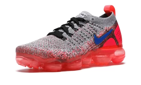 Nike Airmax Vapormax Fluknit - White/Ultramarine-Hot Punch