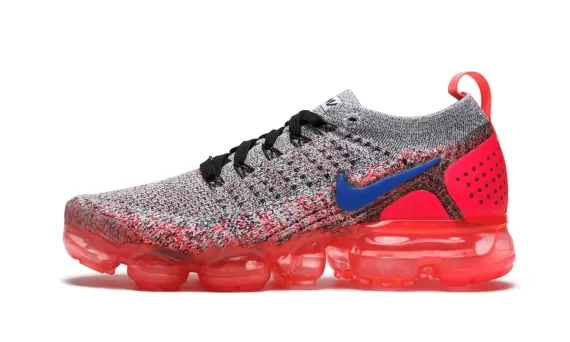 Nike Airmax Vapormax Fluknit - White/Ultramarine-Hot Punch