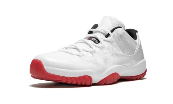 Air Jordan 11 Retro Low - White/Varsity Red