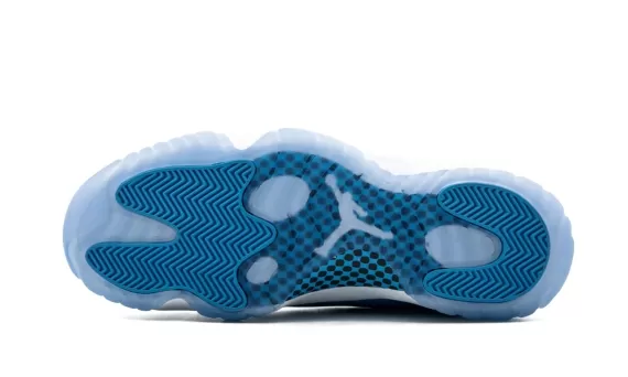 Air Jordan 11 Retro Low - UNC White/University Blue