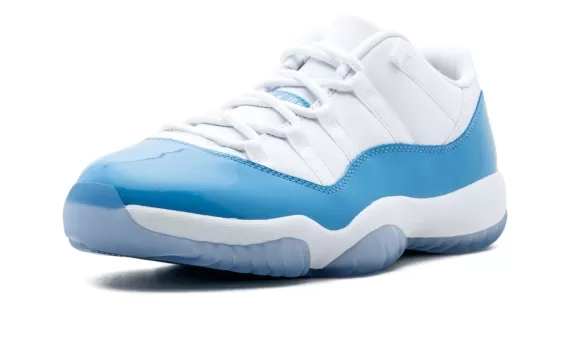 Air Jordan 11 Retro Low - UNC White/University Blue