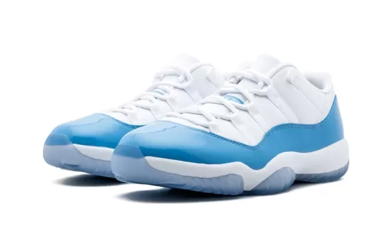 Air Jordan 11 Retro Low - UNC White/University Blue