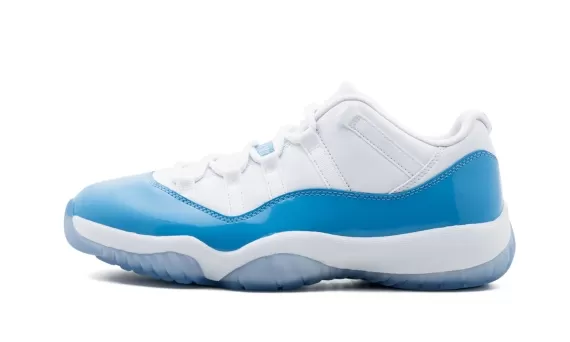 Air Jordan 11 Retro Low - UNC White/University Blue