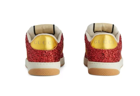 Gucci Lovelight Screener sneakers - bright red/multicolour