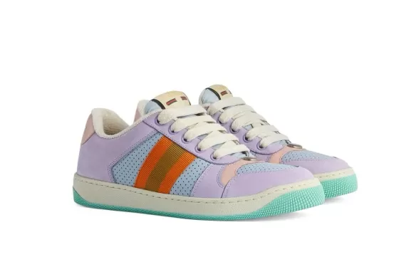 Gucci Lovelight Screener sneakers - Lilac Purple/multicolour