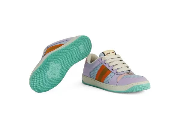 Gucci Lovelight Screener sneakers - Lilac Purple/multicolour