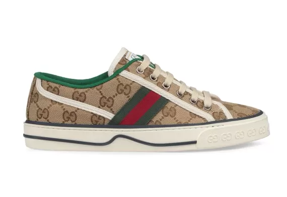 GG Gucci Tennis 1977 sneakers - Beige/ebony 