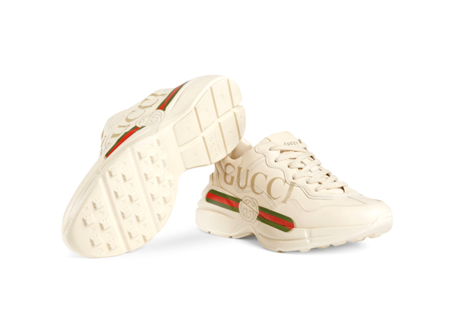 Gucci Rhyton Logo Leather Sneaker