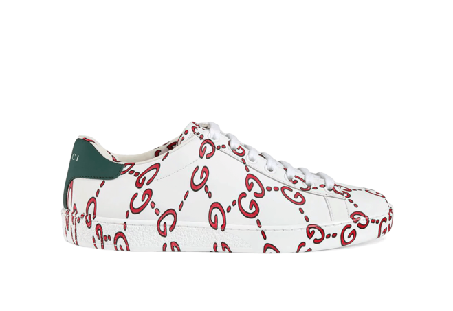 Gucci White GG Logo Ace Sneakers