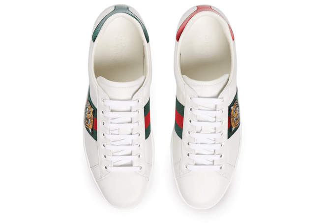 Gucci Ace Tiger Appliqued Sneakers