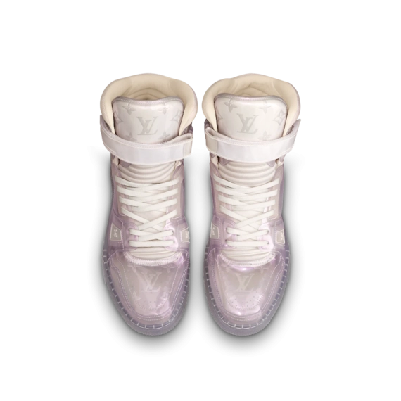 Louis Vuitton Trainer Sneaker Boot Transparent Material White