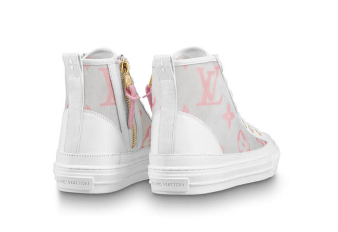 Louis Vuitton Stellar Sneaker Boot Pink