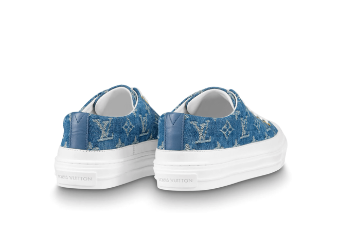 Louis Vuitton Stellar Sneaker Monogram Denim Bleu Jeans Blue