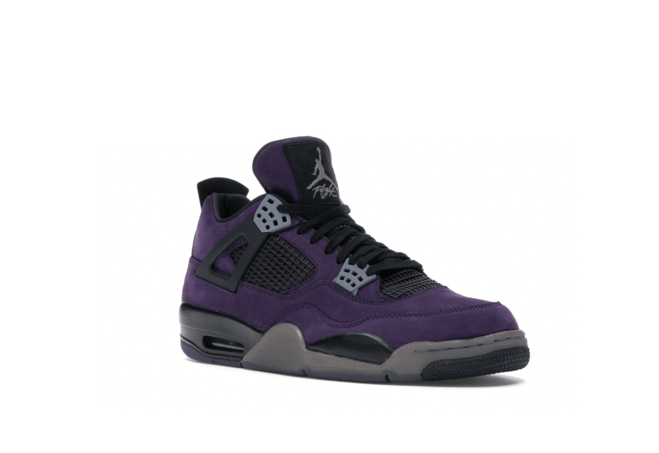 Jordan 4 Retro Travis Scott Purple Friends and Family