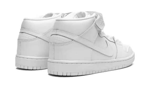 Nike Dunk Mid Pro SB - Triple White