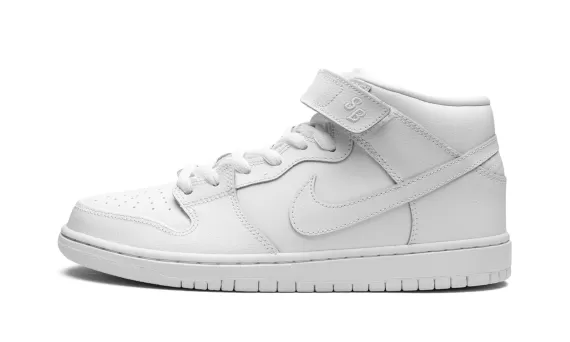 Nike Dunk Mid Pro SB - Triple White