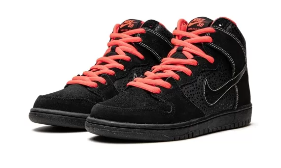 Nike Dunk High Pro SB - Black Atomic Red